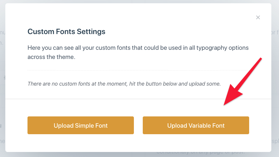 Upload variable fonts in WordPress