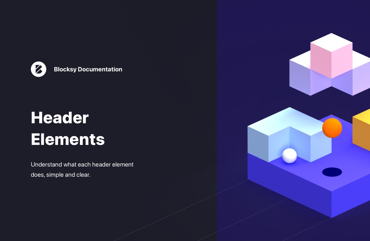 Getting Started with the Header elements Blocksy