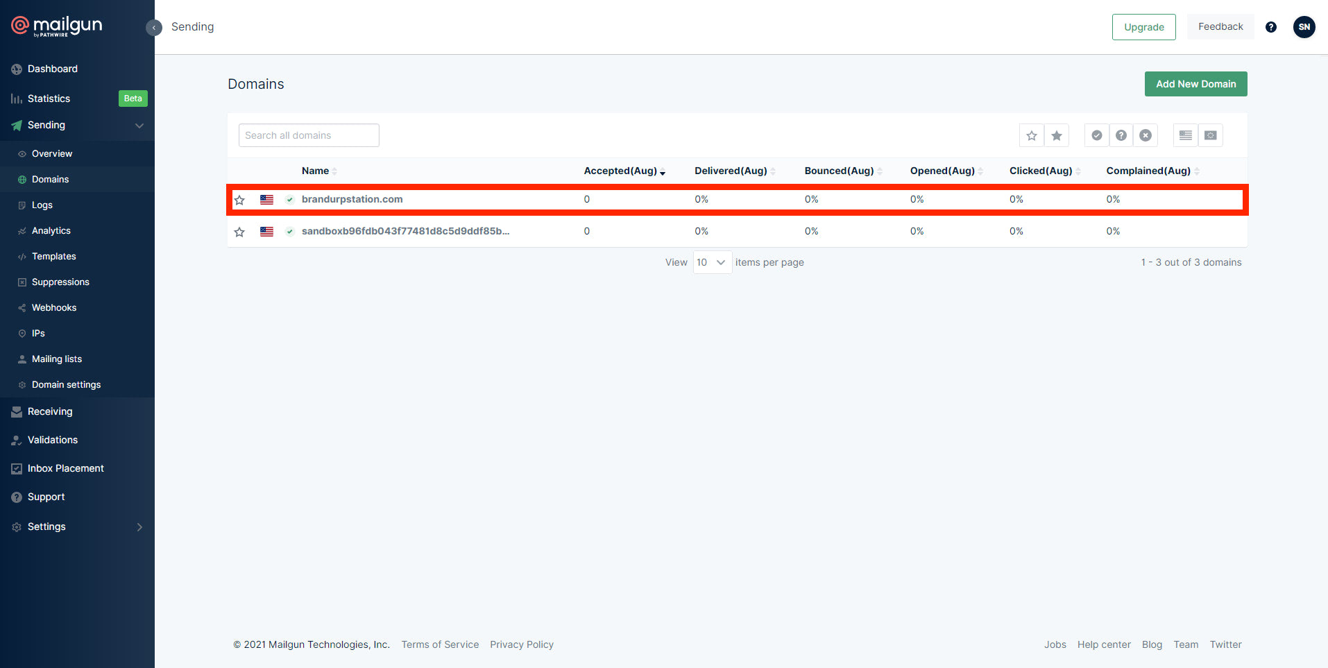 DNS updates