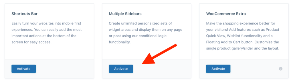 Custom sidebar module