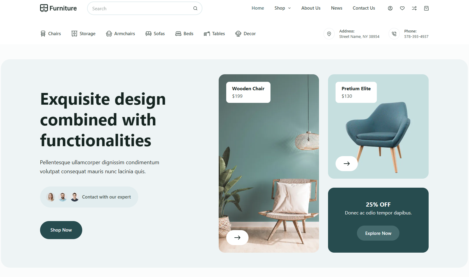 eCommerce site with Blocksy theme