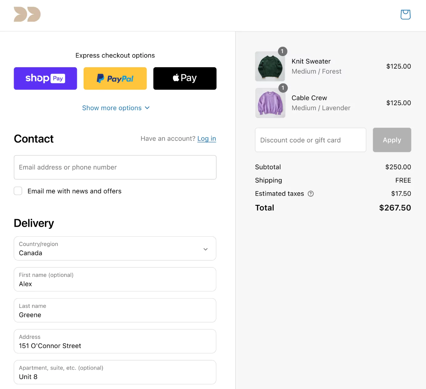 Shopify Starter Plan