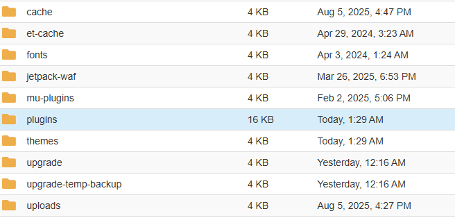 Plugins folder