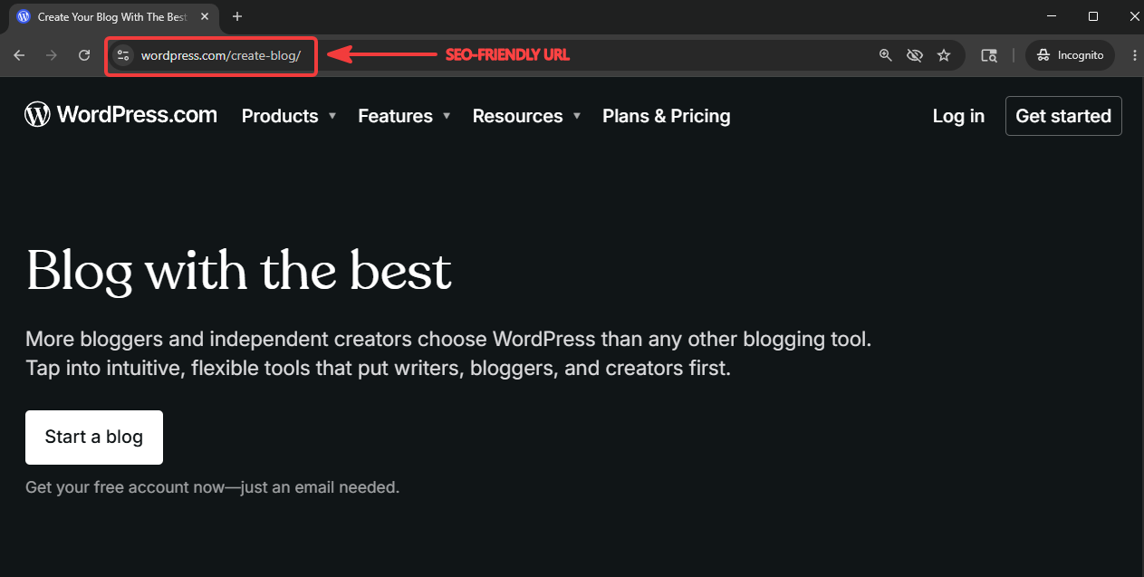 seo friendly url