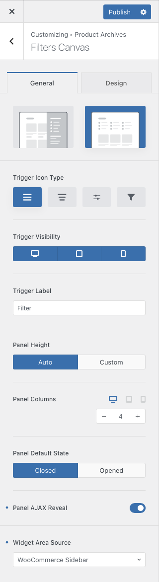 Design 2 Options