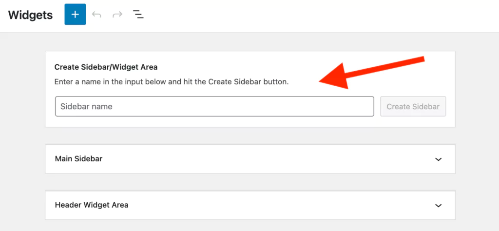 Create a sidebar in Blocksy