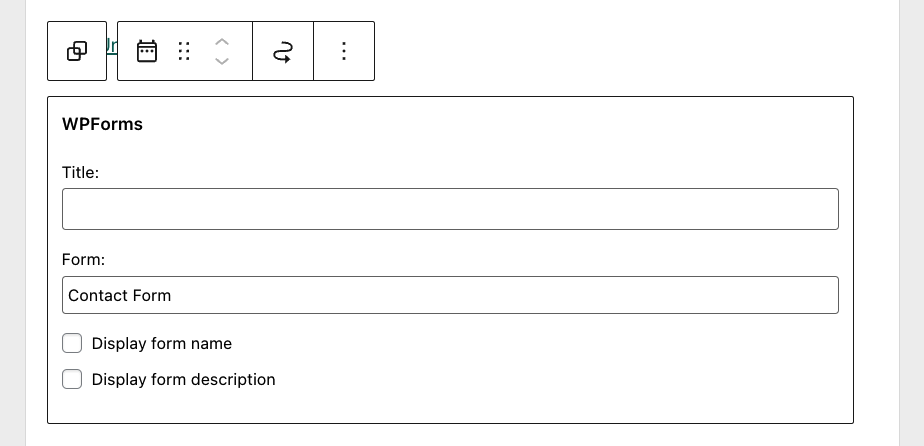 Add the form